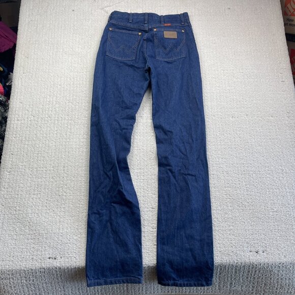 Vintage Wrangler Jeans Womens 9 x 36 Blue Cowboy Cut Denim USA Made 14MWZG - Picture 12 of 15